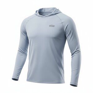 Stio hooded long sleeve sun shirt size Large